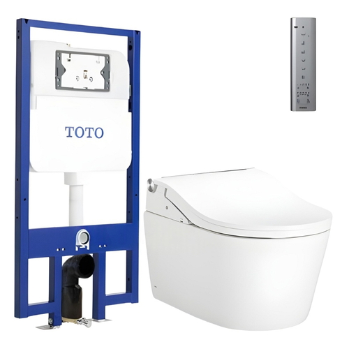 Bồn cầu treo tường điện tử TOTO CW542HME5UNW1/TCF802C2Z/WH172AAT nắp rửa Washlet