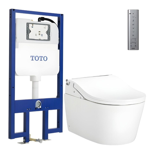Bồn cầu treo tường điện tử TOTO CW542HME5UNW1/TCF802C2Z/WH172ATT nắp rửa Washlet