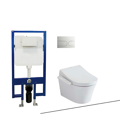 Bồn cầu treo tường điện tử TOTO CW553C#XW/TCF33370GAA#NW1/WH172AT/TCA465 nắp rửa Washlet