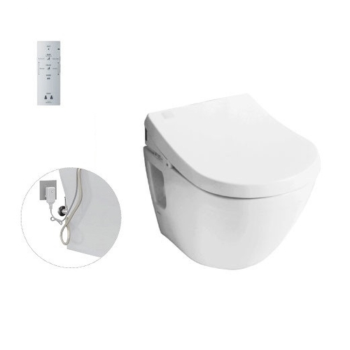 Bồn cầu treo tường điện tử TOTO CW762/TCF4732A nắp rửa Washlet