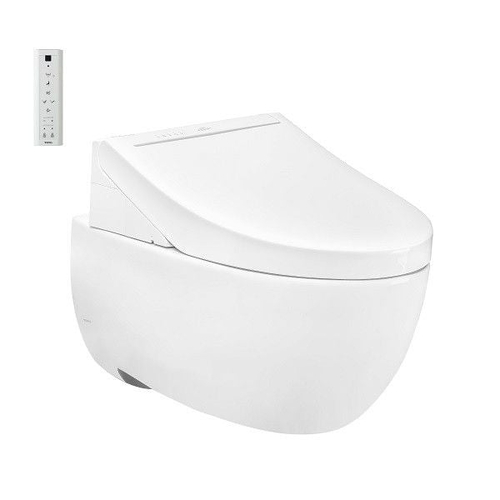 Bồn cầu treo tường điện tử TOTO CW812RA/TCF24410AAA nắp rửa Washlet