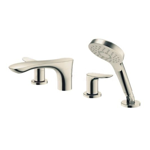 Vòi Xả Bồn Nóng Lạnh Kèm Sen Tay 4 Lỗ TOTO GO TBG01202BB#BN Màu Niken Mờ