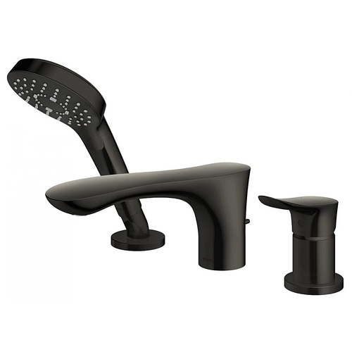 Vòi Xả Bồn Nóng Lạnh Kèm Sen Tay 3 Lỗ TOTO GO TBG01305BC#MBL Màu Đen Mờ