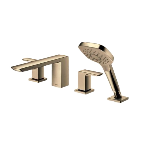 Vòi Xả Bồn Nóng Lạnh Kèm Sen Tay 4 Lỗ TOTO GR TBG02202BB#BFG Màu Vàng Pháp Mờ