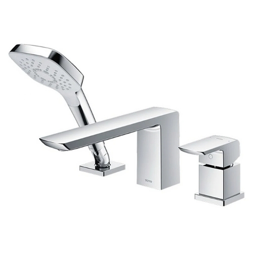 Vòi Xả Bồn Nóng Lạnh Kèm Sen Tay 3 Lỗ TOTO GR TBG02305BB