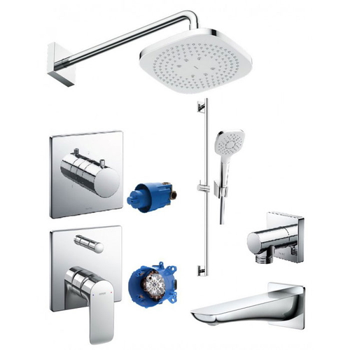 Bộ Sen Tắm Âm Tường TOTO GA TBG04304B/TBW02003A/TBW02005A/TBG02001B/TBV02103B