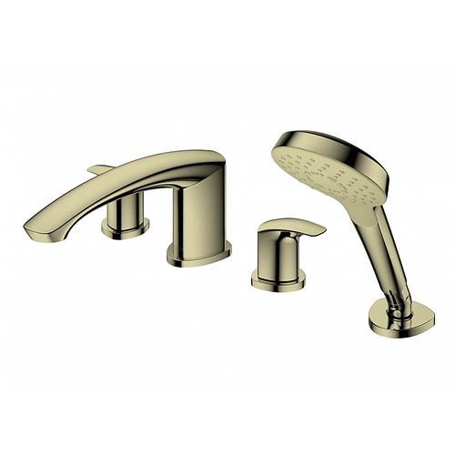 Vòi Xả Bồn Nóng Lạnh Kèm Sen Tay 4 Lỗ TOTO GM TBG09202A#BFG Màu Vàng Pháp Mờ