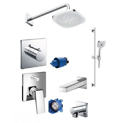 Bộ Sen Tắm Âm Tường TOTO GB TBG10304V/TBW02003A/TBW02005A/TBG10001B/TBV02103B
