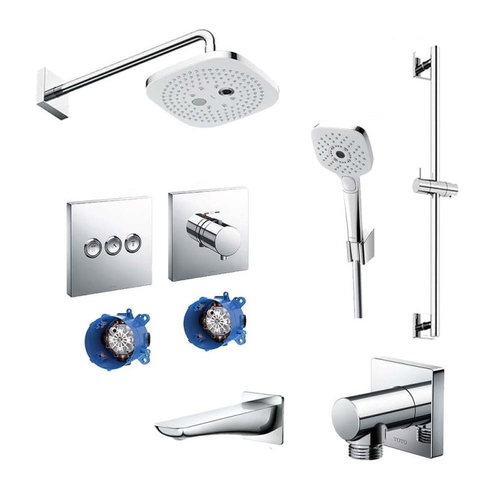 Bộ Sen Tắm Âm Tường TOTO TBW02004A/TBW02006A/TBG02001B/TBV02402B/TBN01001B/TBV02105B/TBN01001B/TBW02013B/TBW02012B