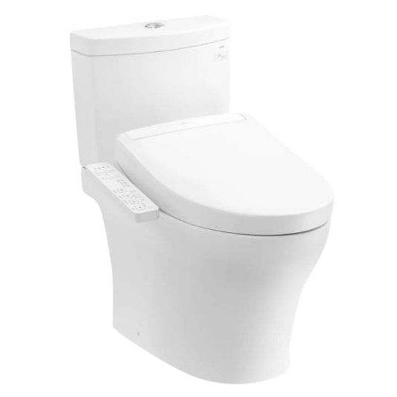 Bồn Cầu Điện Tử Hai Khối TOTO CS769CDRW24#XW Nắp Rửa WASHLET S2 TCF33461GAA