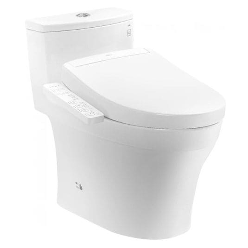 Bồn Cầu Điện Tử Một Khối TOTO MS885CDW24#XW Nắp Rửa WASHLET S2 TCF33461GAA