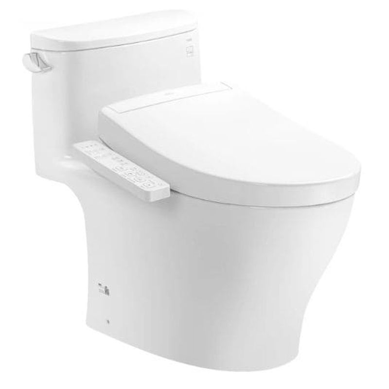 Bồn Cầu Điện Tử Một Khối TOTO MS887CRW24#XW Nắp Rửa WASHLET S2 TCF33461GAA