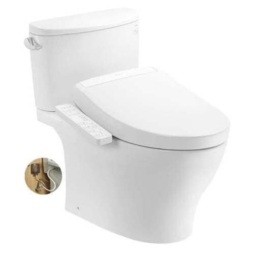Bồn Cầu Điện Tử Hai Khối TOTO CS767RW24#XW Nắp Rửa WASHLET S2 TCF33461GAA