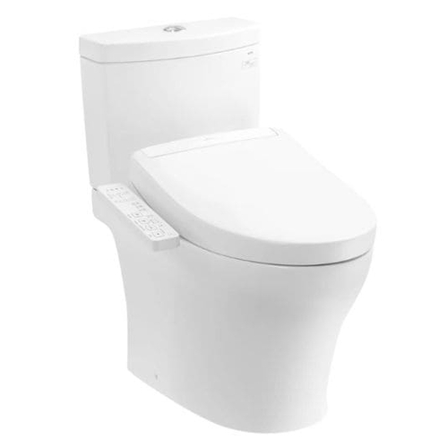 Bồn Cầu Điện Tử Hai Khối TOTO CS769CDRW24#XW Nắp Rửa WASHLET S2 TCF33461GAA