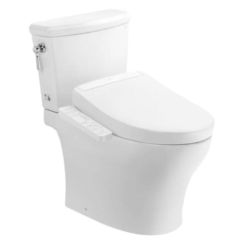 Bồn Cầu Điện Tử Hai Khối TOTO CS986CGW24#XW Nắp Rửa WASHLET S2 TCF33461GAA