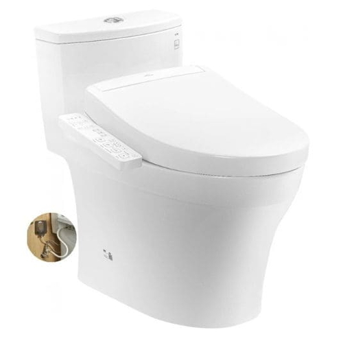 Bồn Cầu Điện Tử Một Khối TOTO MS885DW24#XW Nắp Rửa WASHLET S2 TCF33461GAA