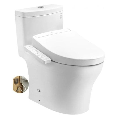 Bồn Cầu Điện Tử Một Khối TOTO MS889DRW24 Nắp Rửa WASHLET S2 TCF33461GAA