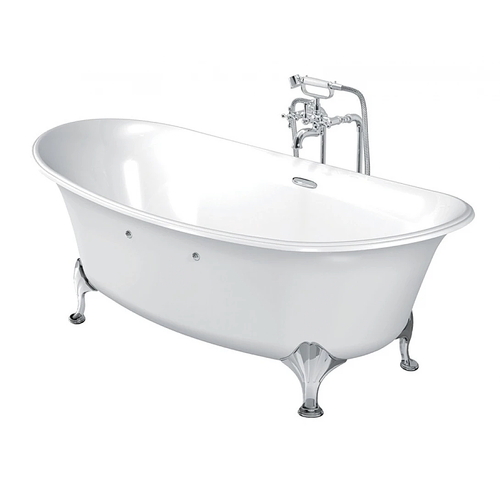 Bồn Tắm Độc Lập Ngâm TOTO PPY1806PWNE#P Chân Mạ Bạc Màu Trắng Ngọc Trai